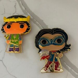 Funko POP! Superhero Enamel Pins or Decor Figurines